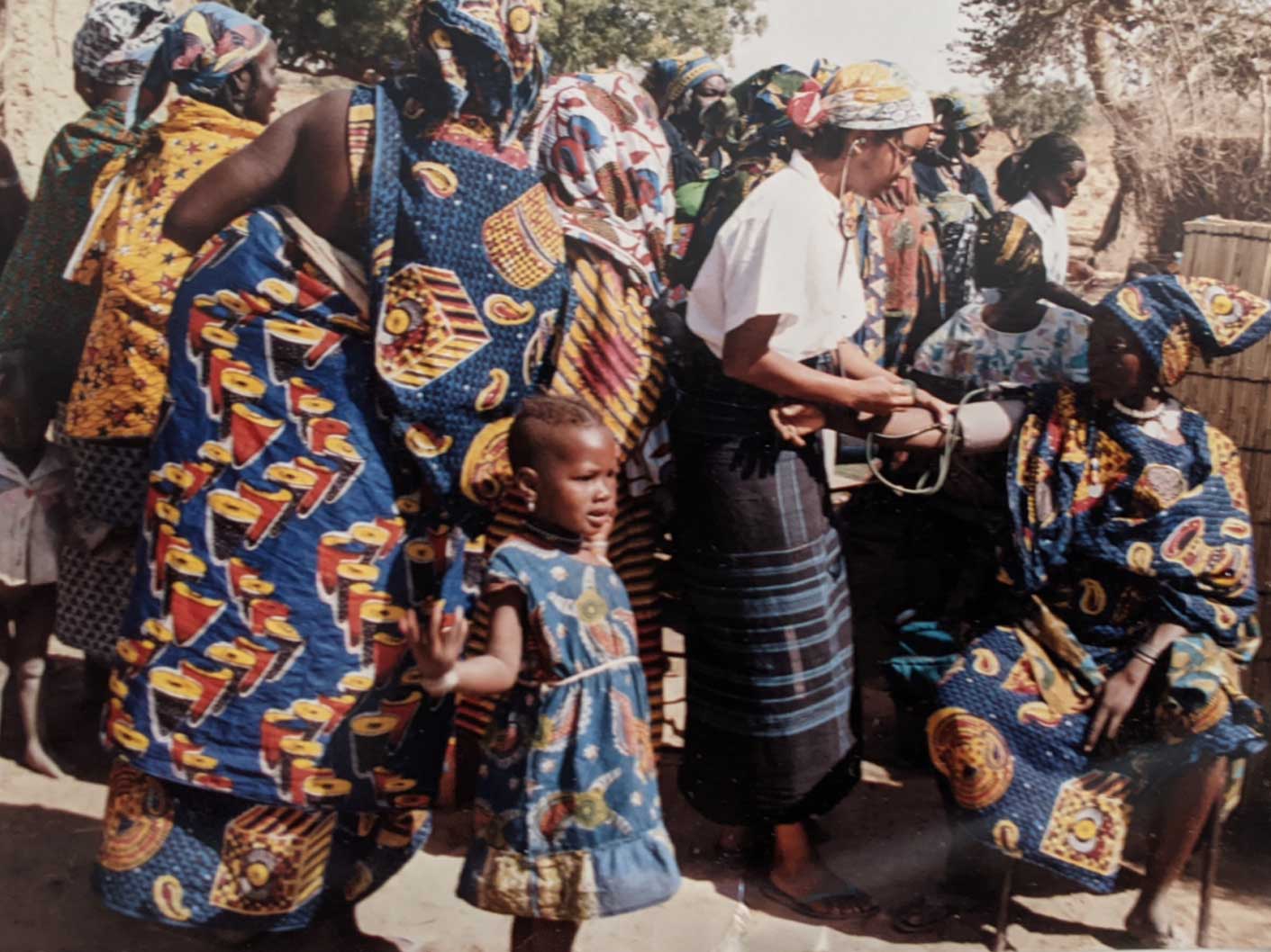 Robbyn working with the Peace Corps